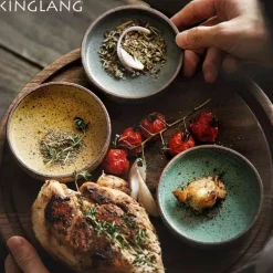 Sojasaucen- und Wasabi-Schale - Kleine Soßenschale aus Keramik