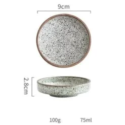 Sojasaucen- und Wasabi-Schale - Kleine Soßenschale aus Keramik