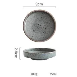 Sojasaucen- und Wasabi-Schale - Kleine Soßenschale aus Keramik