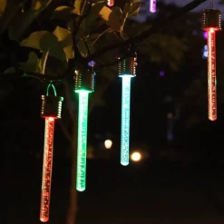 Solar Acryl Außenleuchte - Dekorative Gartenlampe