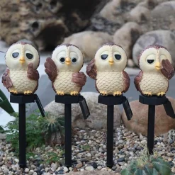 Solar Eulenlaterne - Dekorative Außenleuchte