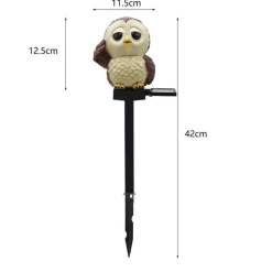 Solar Eulenlaterne - Dekorative Außenleuchte