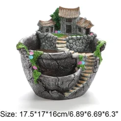 Solar Fairy House Lamp - Decorative Outdoor Garden Light