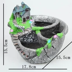 Solar Fairy House Lamp - Decorative Outdoor Garden Light