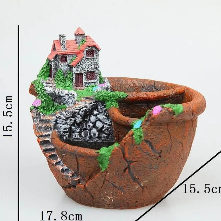 Solar Fairy House Lamp - Decorative Outdoor Garden Light