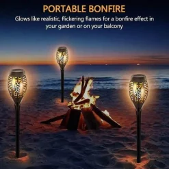 Solar Flame LED-Lampe – Umweltfreundliche Außenbeleuchtung