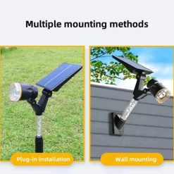 Solar LED Wegestrahler - Gartenbeleuchtung für den Außenbereich