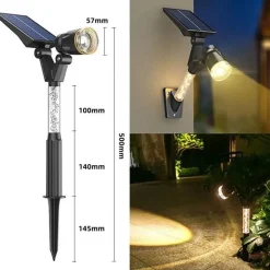 Solar LED Wegestrahler - Gartenbeleuchtung für den Außenbereich