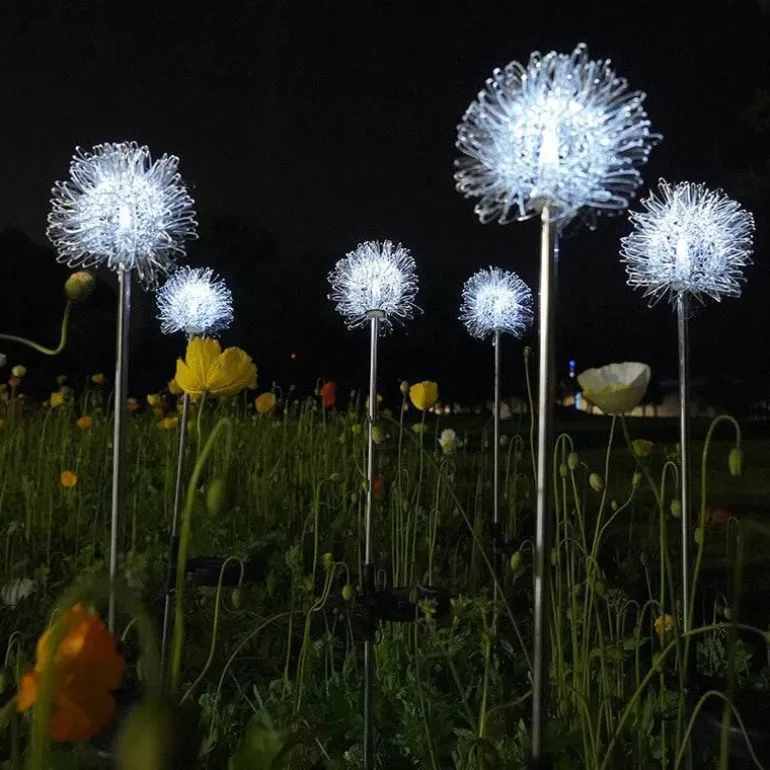Solar Löwenzahn LED Gartenlaterne - Dekorative Außenleuchte