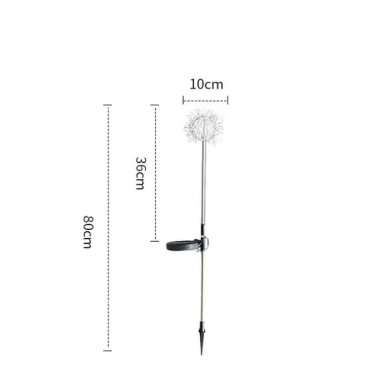 Solar Löwenzahn LED Gartenlaterne - Dekorative Außenleuchte