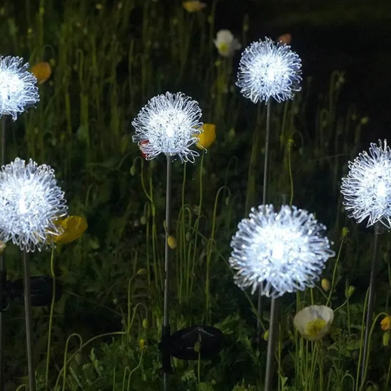 Solar Löwenzahn LED Gartenlaterne - Dekorative Außenleuchte