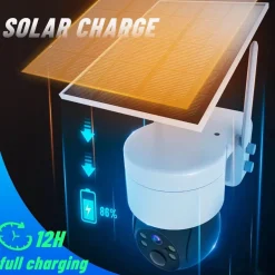 Solarbetriebene WLAN-Überwachungskamera – IP-Kamera für den Außenbereich