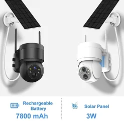 Solarbetriebene WLAN-Überwachungskamera – IP-Kamera für den Außenbereich