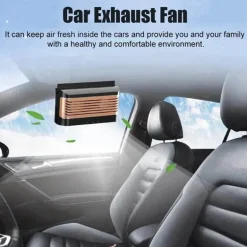 Solarbetriebenes Auto-Luftreiniger-Lüfterreinigungssystem