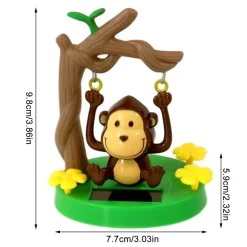 Solarbetriebenes Mittelfinger-Auto-Armaturenbrett-Dekor – lustiges Auto-Accessoire