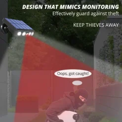 Solar-Bewegungsmelder-LED-Außenleuchte – Energieeffiziente Sicherheitsbeleuchtung