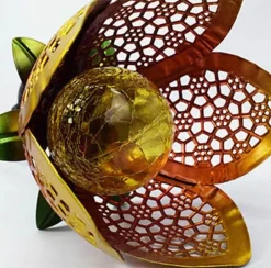 Solar-Blumengartenleuchte – dekorativer Akzent für den Außenbereich