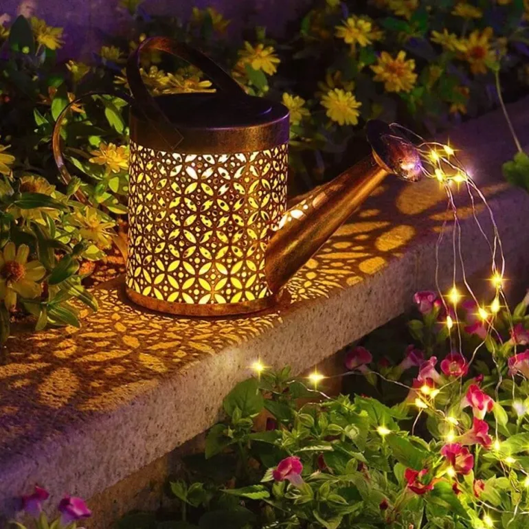 Solar-Garten-Gießkannenlicht - Terrassendekor