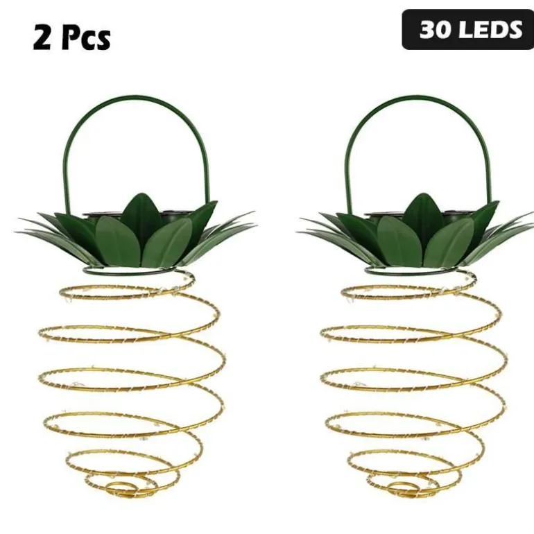 Solar-Gartenleuchte Ananas – Dekorative Außenlampe