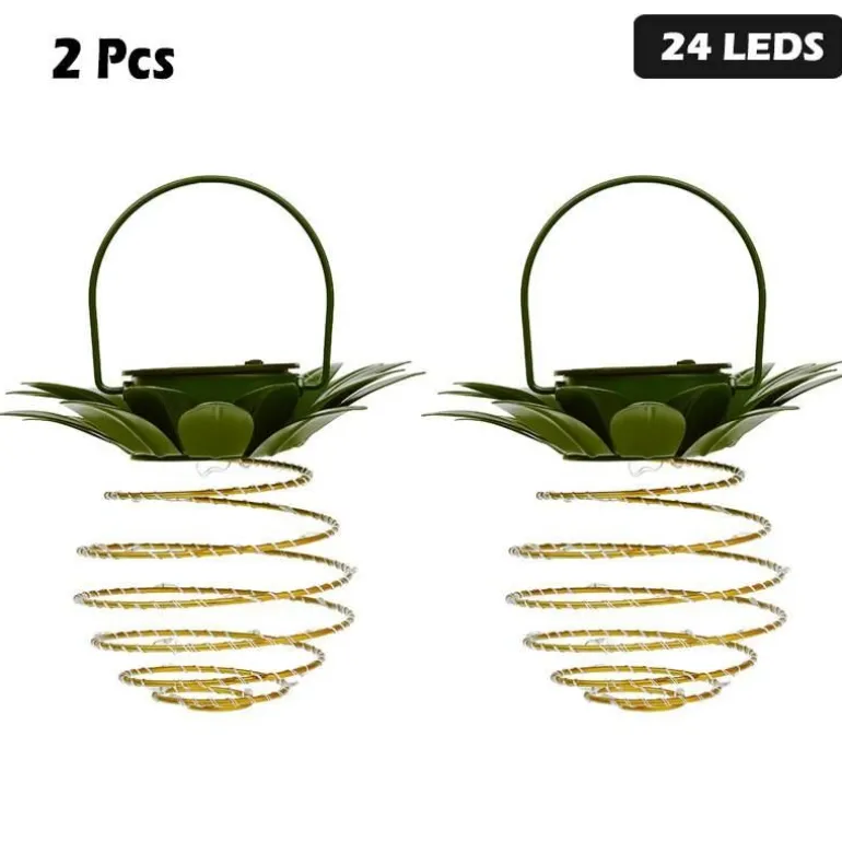 Solar-Gartenleuchte Ananas – Dekorative Außenlampe
