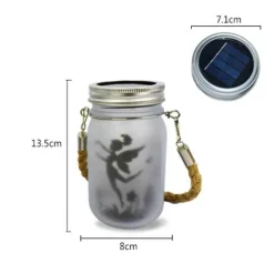 Solar-LED-Gartenlaterne – dekorative Außenbeleuchtung