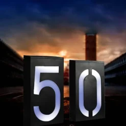 Solar-LED-Hausnummern – solarbetriebene Adressleuchte