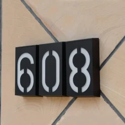 Solar-LED-Hausnummern – solarbetriebene Adressleuchte