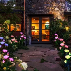 Solar-LED-Rosenlicht – dekorative Garten-Akzent-Außenbeleuchtung