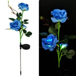 Solar-LED-Rosenlicht – dekorative Garten-Akzent-Außenbeleuchtung
