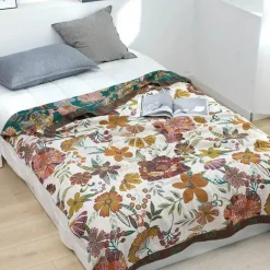 Sommerdecke aus Baumwolle – weiche, atmungsaktive nordische Steppdecke