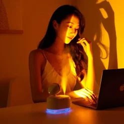 Sonnenuntergang-Luftbefeuchterlampe – Projektor-Nachtlicht