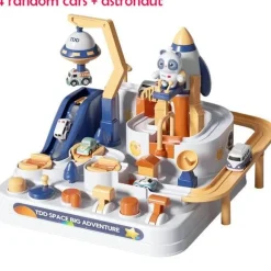 Space Panda Rennautos - Spielzeugfahrzeuge für Kinder