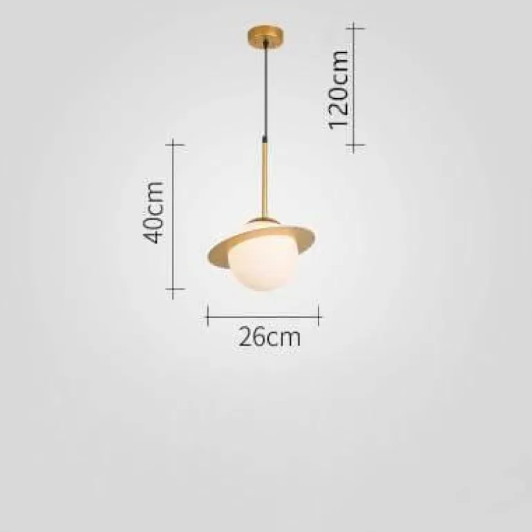 Space Planet Pendant Light - Decorative Universe Fixture