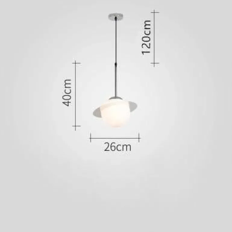 Space Planet Pendant Light - Decorative Universe Fixture