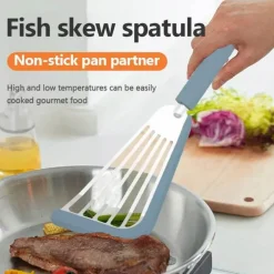 Spatel-Set aus Silikon und Edelstahl – hitzebeständige Kochutensilien