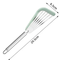 Spatel-Set aus Silikon und Edelstahl – hitzebeständige Kochutensilien