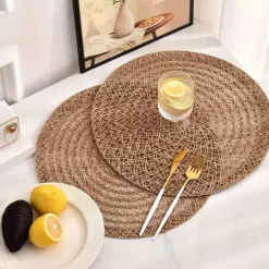Spiralgewebtes Tischset - Dekorative Tischmatte