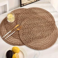 Spiralgewebtes Tischset - Dekorative Tischmatte