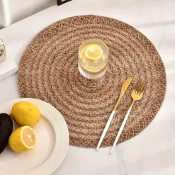 Spiralgewebtes Tischset - Dekorative Tischmatte