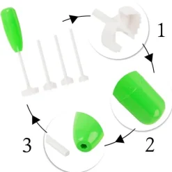 Spiralschneider zum Entfernen von Gemüsekernen für eine einfache Küchenvorbereitung