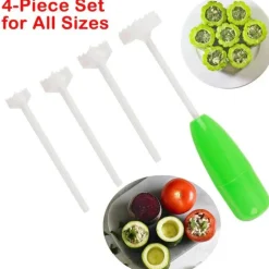 Spiralschneider zum Entfernen von Gemüsekernen für eine einfache Küchenvorbereitung