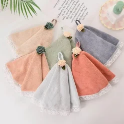 Spitzen-Babyhandtuch – weiches, saugfähiges Küchen- und Badezimmerdekor