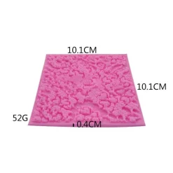 Spitzen-Silikonform für Kuchen, elegante Dessertdekoration zum Selbermachen