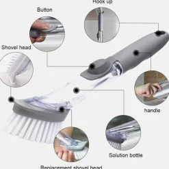Spülbürste mit Flüssigkeitsspender – 2-in-1-Küchenreinigungswerkzeug