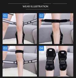 Sport-Knieschoner – Gelenkunterstützung, Rückprallschutz