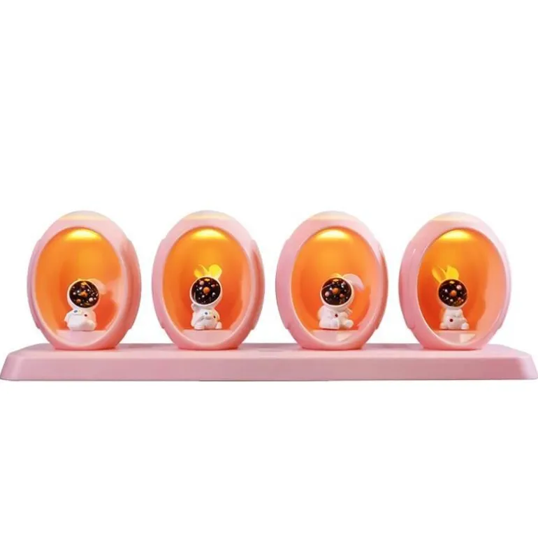 Sprachgesteuerte LED-Nachtlampe – Buntes Stimmungslicht