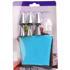 Spritzbeutel-Tüllenset aus Silikon – 8-teiliges Kuchendekorationsset