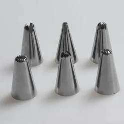 Spritzbeutel-Tüllenset aus Silikon – 8-teiliges Kuchendekorationsset