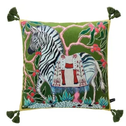 Staffordshire Hund Kissenbezug - Chinoiserie Dekokissen