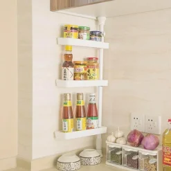 Stanzfreier, drehbarer 3-lagiger Gewürz-Organizer für die Küche